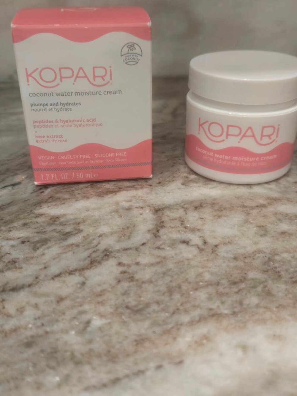 NIB Kopari coconut water moisture cream